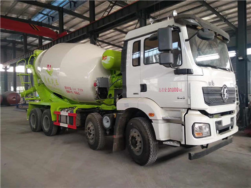 陜汽M3000前四后八10方攪拌車，輕量化底盤，整車不超重，價(jià)格便宜