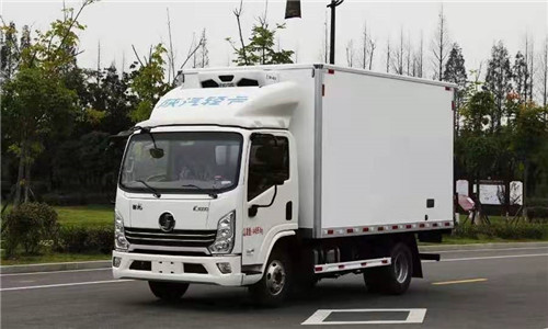 陜汽輕卡徳龍K3000國六130馬力冷藏車，藍(lán)牌不超重，現(xiàn)車多多，歡迎訂購