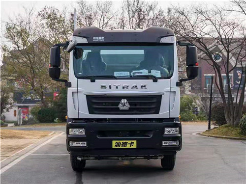 重汽汕德卡單橋多功能抑塵車現(xiàn)車，容積12立方，可選裝50-100米各型霧炮