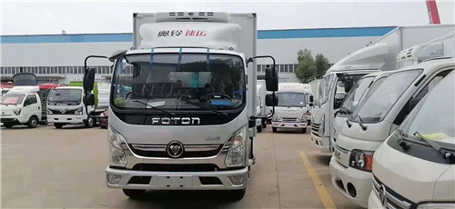 國六福田奧鈴速運(yùn)排半冷藏車廠家直銷，價格優(yōu)惠