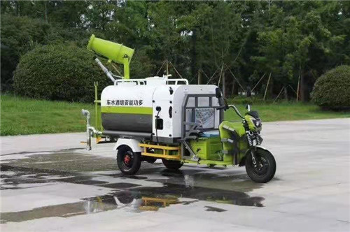 電動環(huán)衛(wèi)灑水車帶高壓清洗，帶霧炮圖片參數介紹