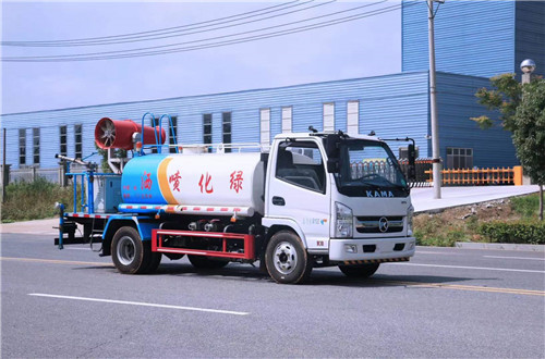 國六黃牌凱馬6方灑水車公告有灑水、抑塵兩款外形圖片可選，免征齊全