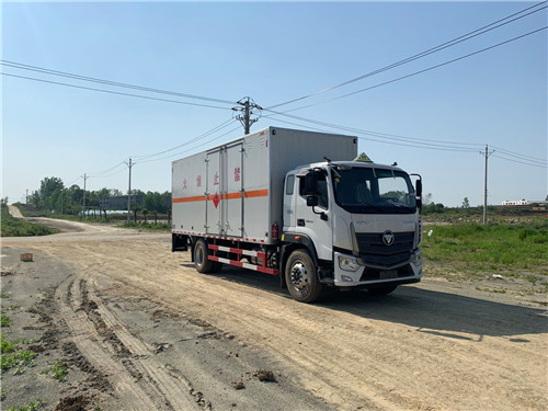 國六歐馬可S5危險品廂式車可做易燃氣體、易燃液體、腐蝕性物品、毒性和感染性物品、雜項危險物品