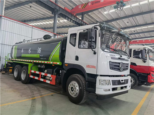 國(guó)六東風(fēng)T5后雙橋20方綠化噴灑車，可加裝霧炮