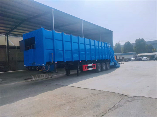 45方半掛壓縮垃圾車(chē)廠家直銷(xiāo)，價(jià)格優(yōu)惠